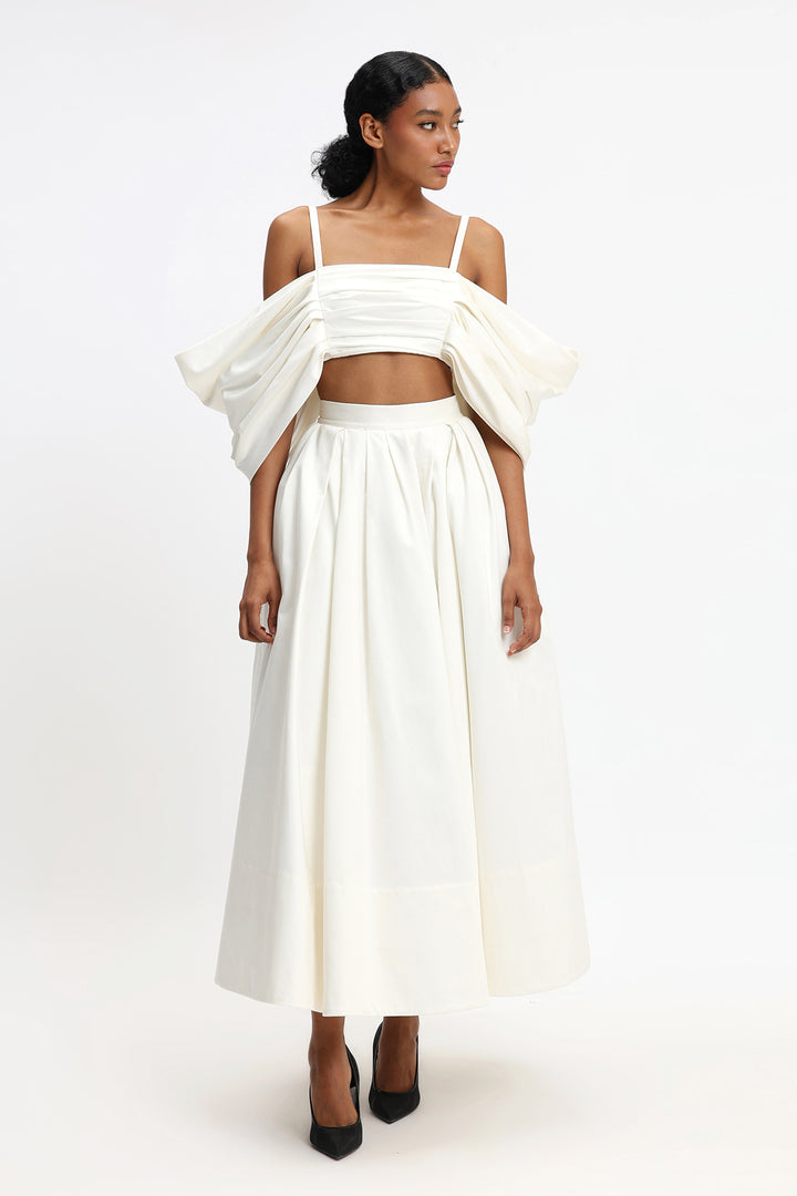 Tea Length Midi Skirt