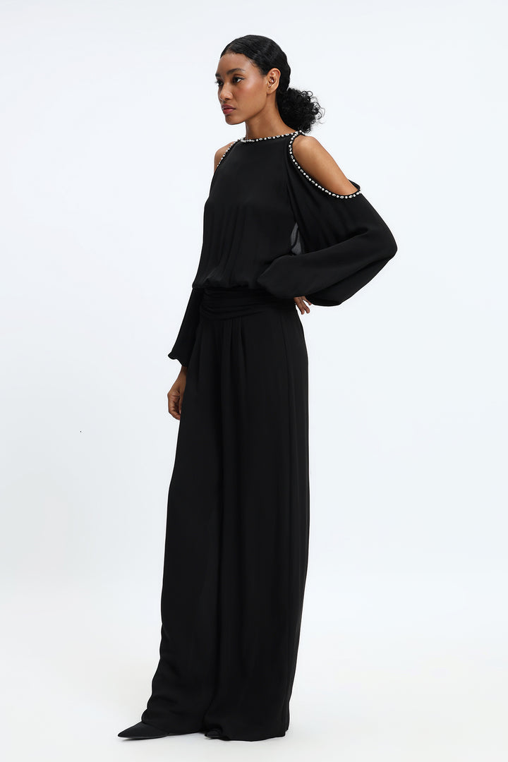 Cold Shoulder Jumpsuit