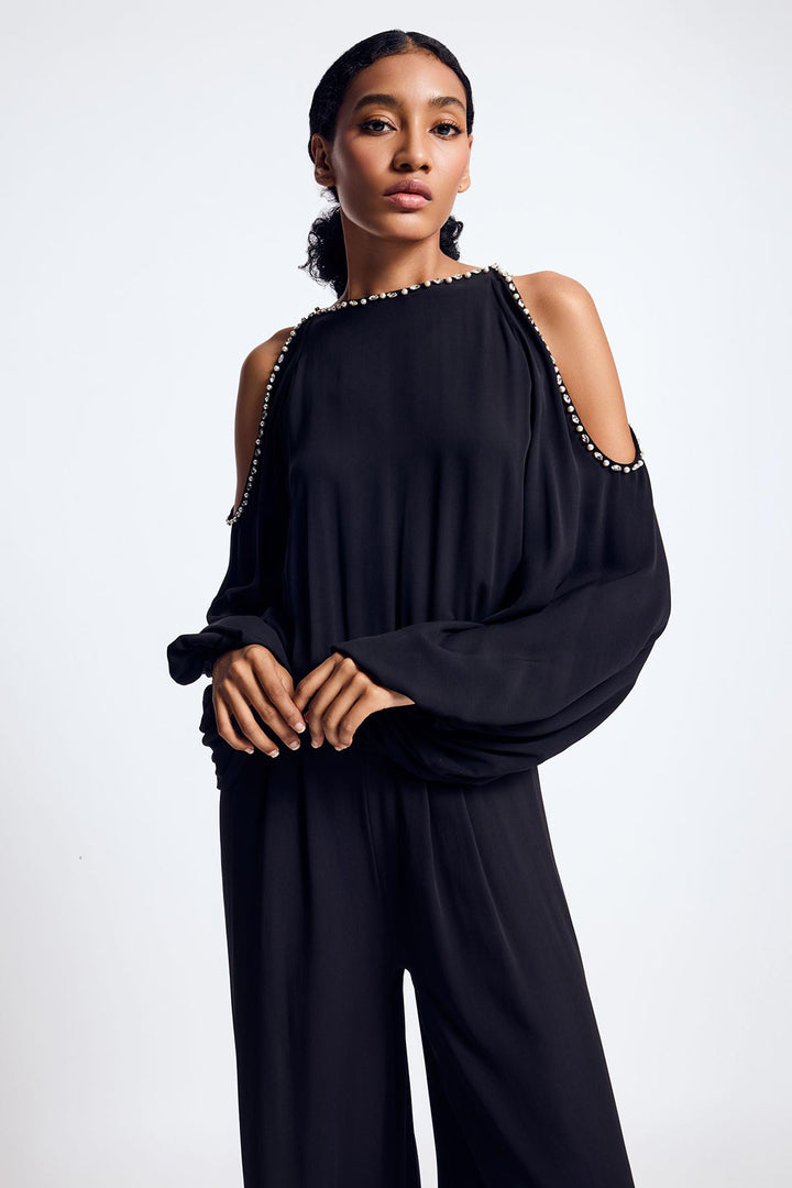 Cold Shoulder Jumpsuit