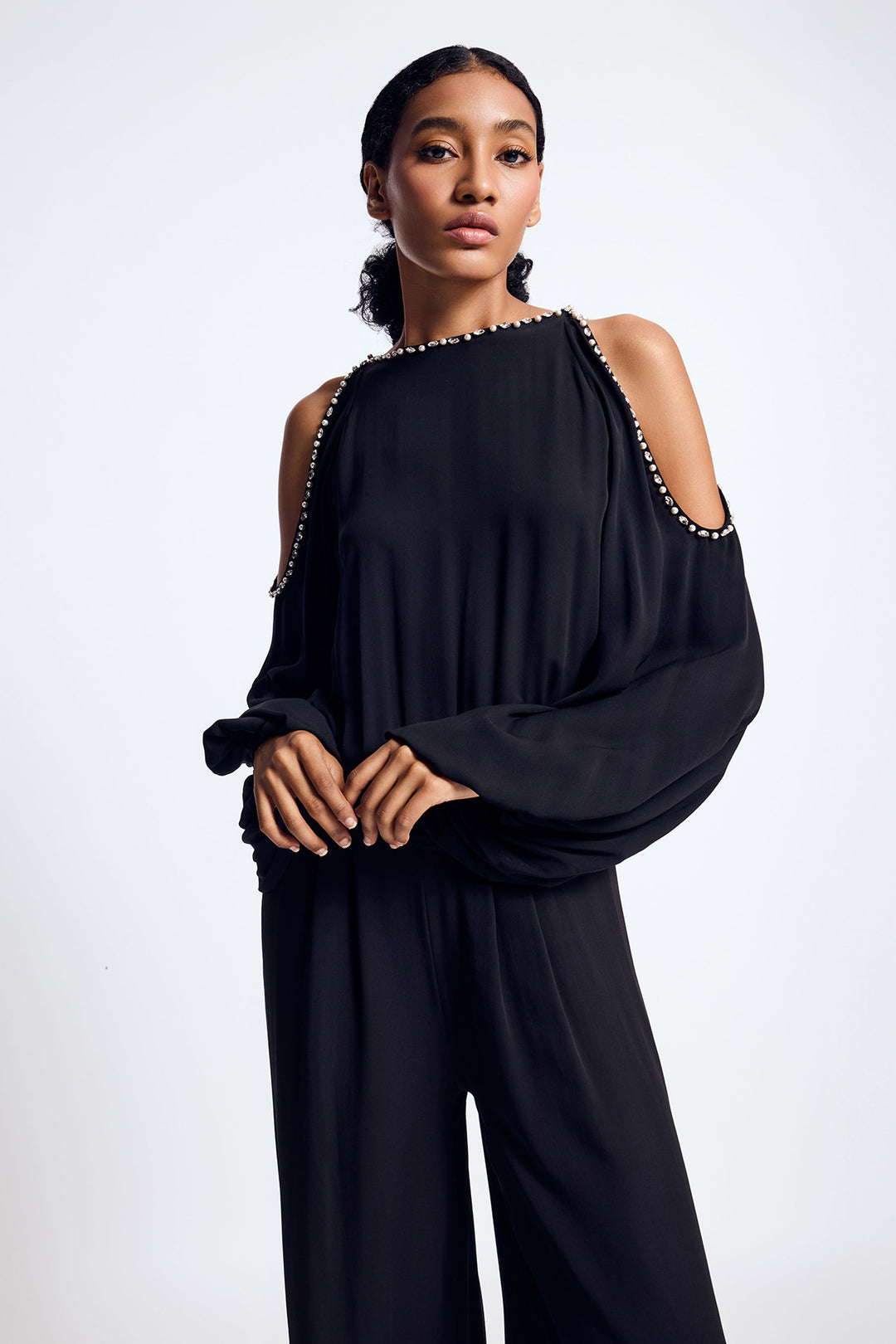 Cold Shoulder Jumpsuit