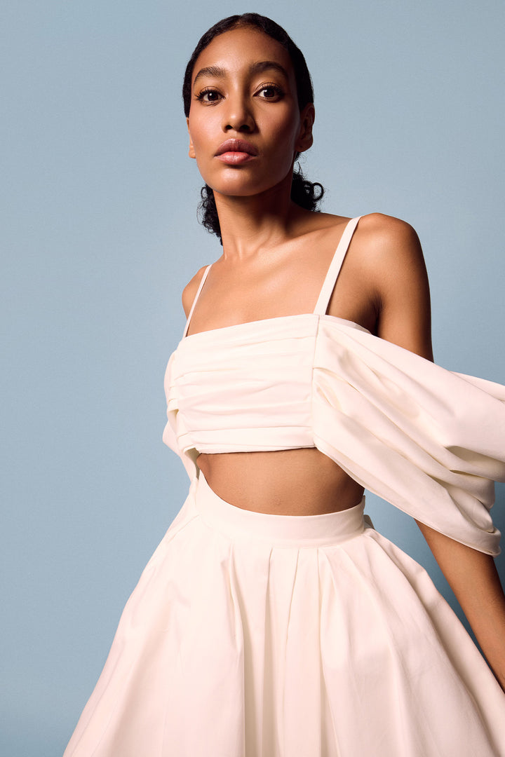 Draped Crop Top