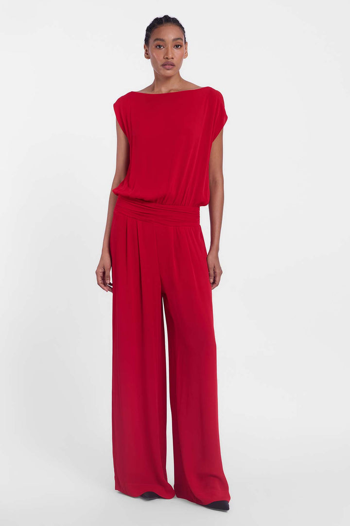 BOAT NECK JUMPSUIT