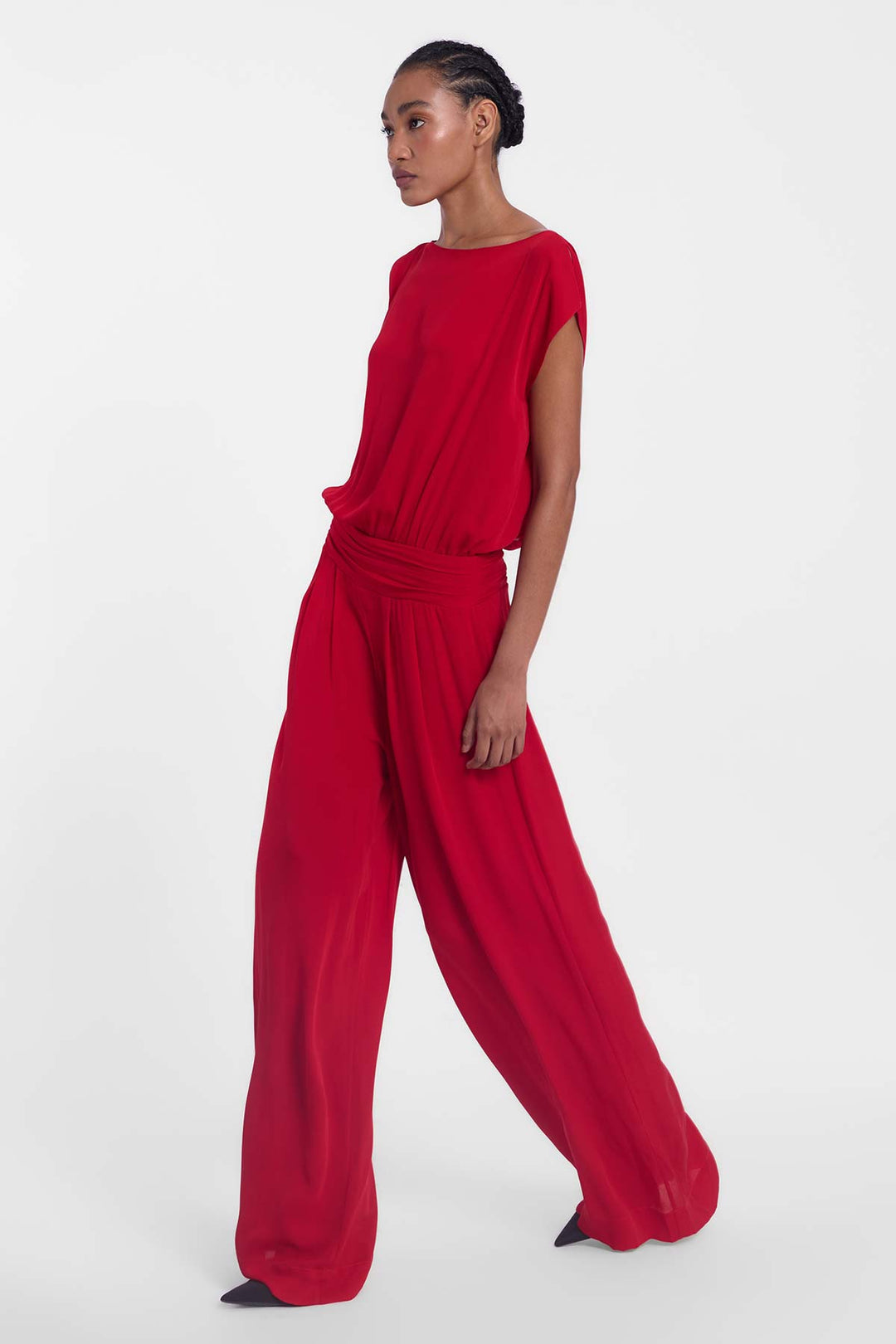 BOAT NECK JUMPSUIT