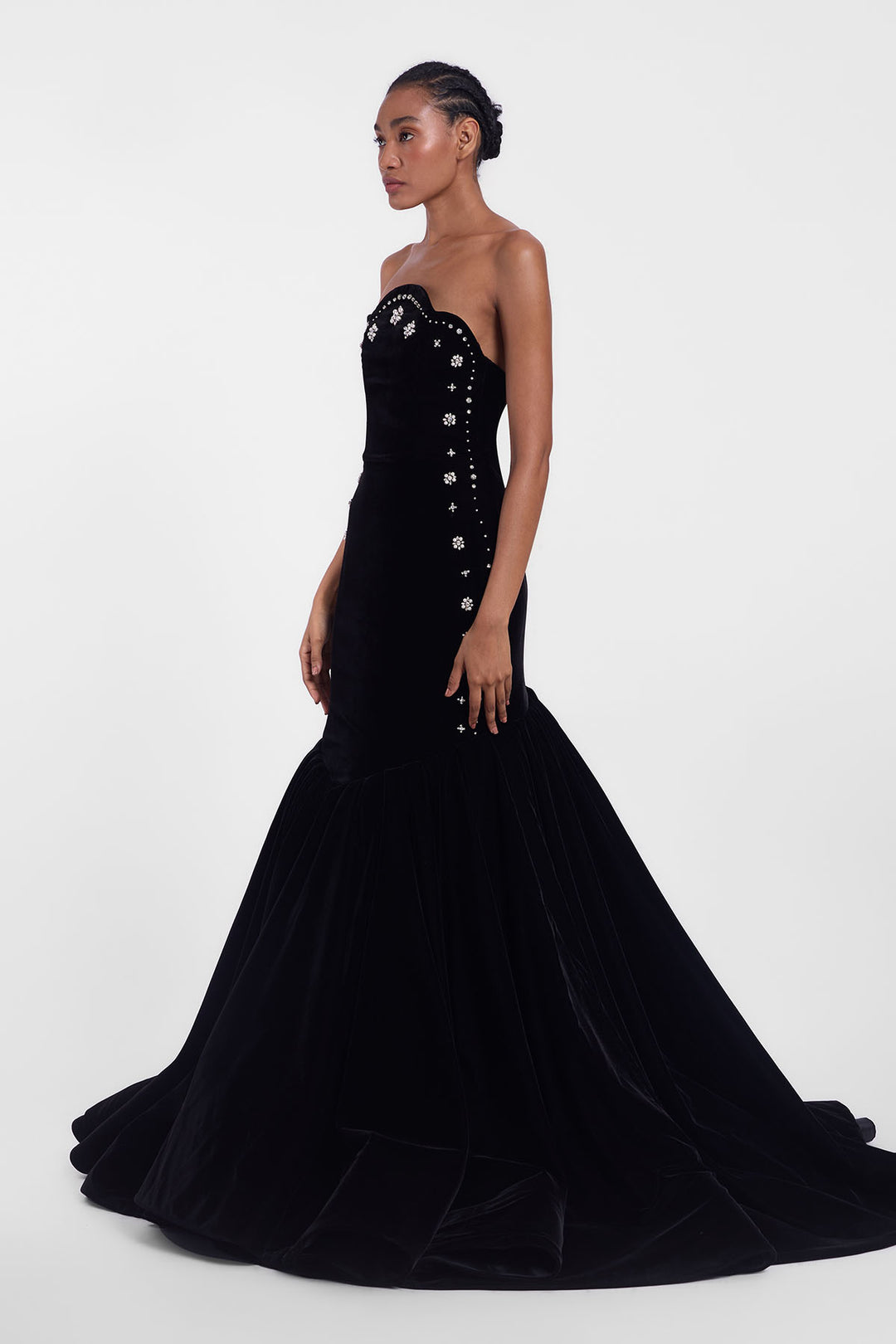 VELVET MERMAID GOWN