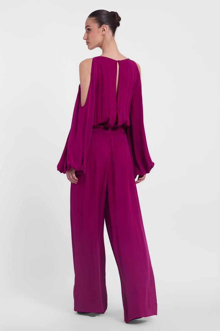 COLD SHOULDER JUMPSUIT